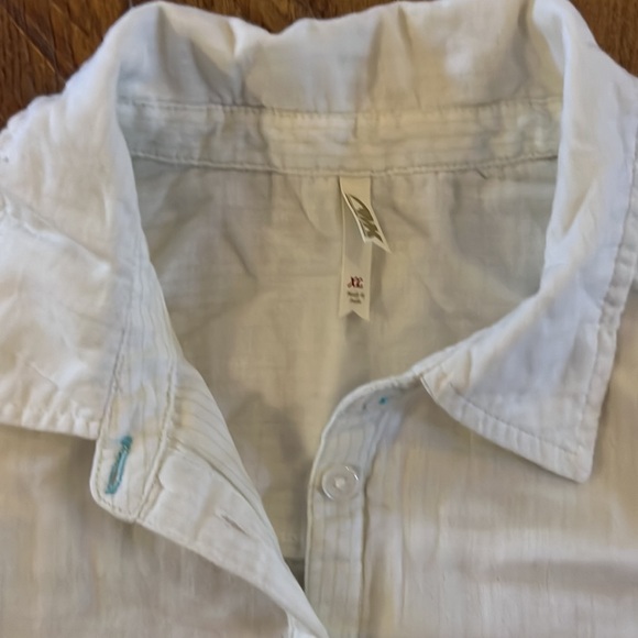 MK Mountain Khakis XL White Cotton Blouse Tunic - Picture 7 of 10
